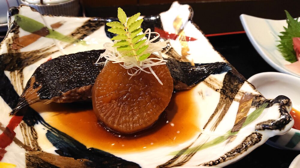 「和処 一暁(いちぎょう)」マコガレイ煮つけ定食のカレイ煮つけ